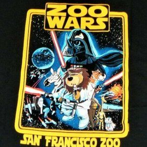 Star Wars ZOO WARS San Francisco Zoo  Size XL  New